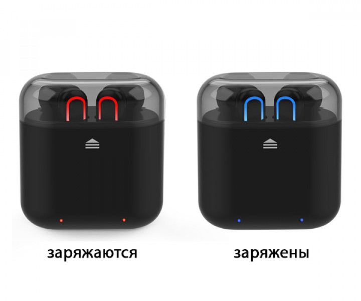 Наушники Dual Mini Сharging Box Black